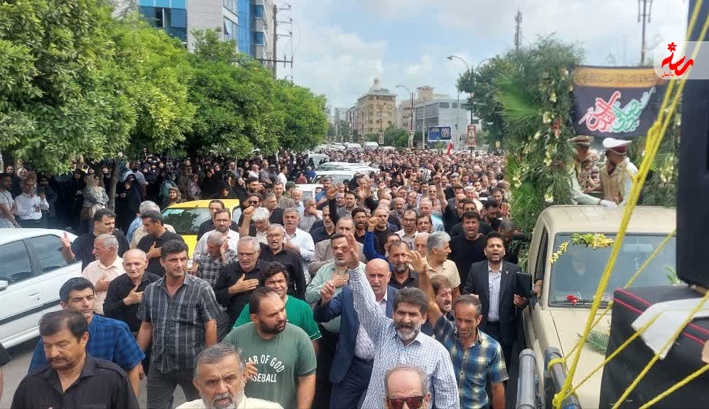 تشییع پیکر پاک سرباز وطن شهید فرزین میرزاگلپور